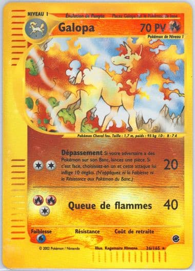 Galopa-Reverse Foil (26) 2003 Pokemon French Expedition