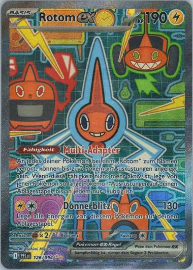 Rotom EX Special Illustration Rare (126) 2025 Pokemon German Pfl de-Phantasmal Flames