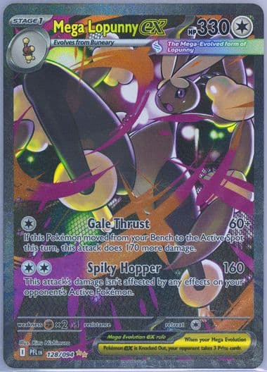 Mega Lopunny EX Special Illustration Rare (128) 2025 Pokemon French Pfl FR-Phantasmal Flames