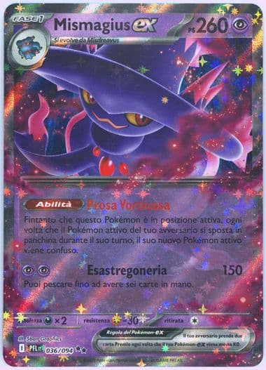 Mismagius EX (036) 2025 Pokemon Italian Pfl It-Phantasmal Flames