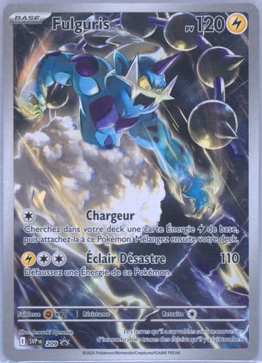 Thundurus Black Bolt Elite Trainer Box (209) 2025 Pokemon French Svp FR-SV Black Star Promo
