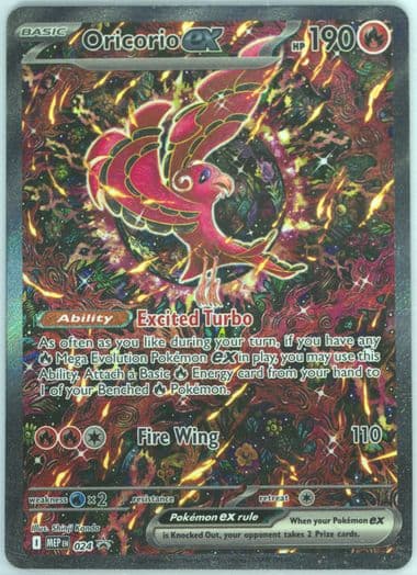 Oricorio EX Mega Charizard X EX Ultra-Premium Collection (024) 2025 Pokemon Mep EN-Me Black Star Promo