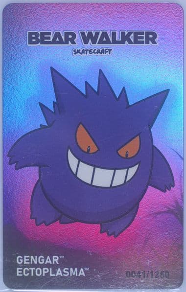 Gengar 2025 Pokemon Center X Bear Walker Collection Cards