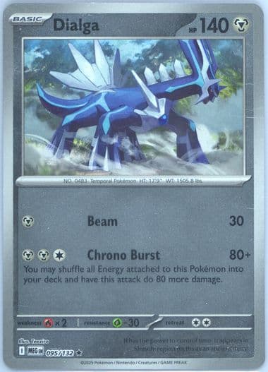 Dialga Reverse Holo (095) 2025 Pokemon Meg EN-Mega Evolution