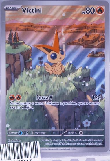 Victini Unova Victini Illustration Collection-Jumbo (208) 2025 Pokemon Italian Svp It-SV Black Star Promo