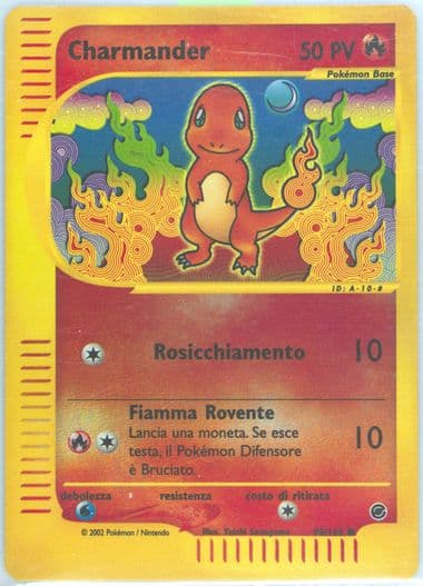 Charmander-Reverse Foil Italian (98) 2002 Pokemon Expedition