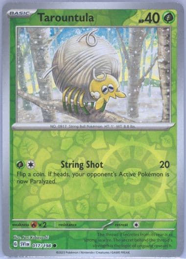 Tarountula Reverse Holo (017) 2023 Pokemon Svi EN-Scarlet & Violet