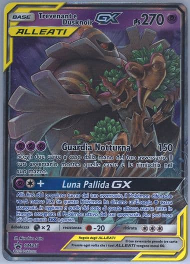 Trevenant & Dusknoir GX Pale Moon-GX Box Italian (SM217) 2019 Pokemon SM Black Star Promo