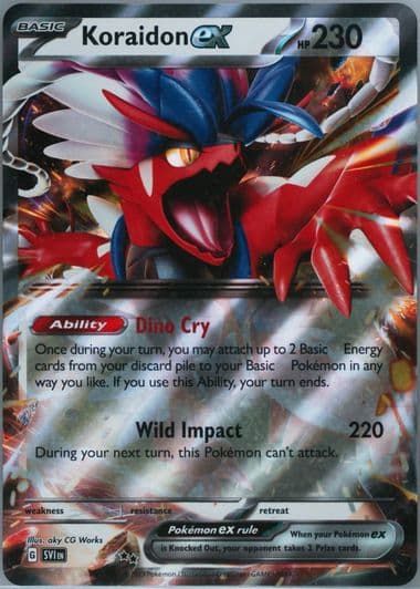 Koraidon EX Paldea Collection-Jumbo 2023 Pokemon Svi EN-Scarlet & Violet