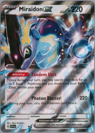 Miraidon EX Paldea Collection-Jumbo 2023 Pokemon Svi EN-Scarlet & Violet