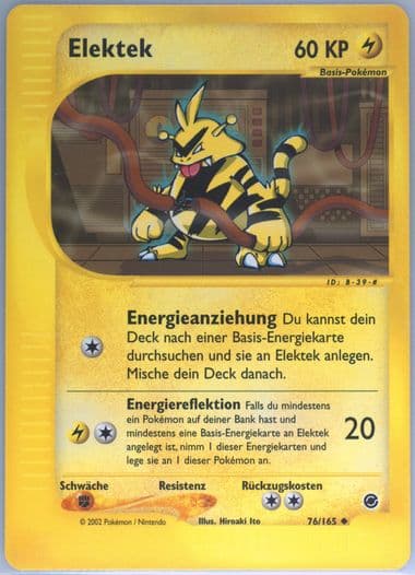Elektek German (76) 2002 Pokemon Expedition