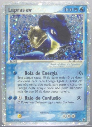 Lapras EX-Holo (99) 2004 Pokemon Portuguese EX Ruby & Sapphire