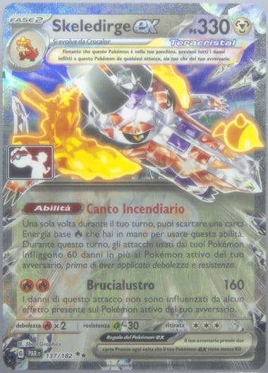 Skeledirge EX Italian (137) 2024 Pokemon Play! Pokemon Prize Pack: Series 5