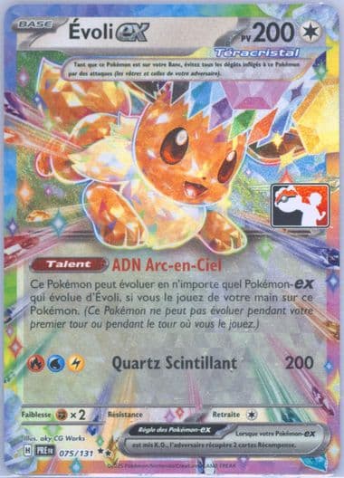 Eevee EX (075) 2025 Pokemon French Play! Pokemon Prize Pack: Series 7
