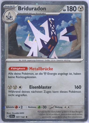 Archaludon Blister Exclusive (107) 2024 Pokemon German Scr de-Stellar Crown