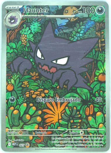 Haunter Mega Gengar EX Mega Battle Deck (027) 2025 Pokemon Spanish Mep ES-Me Black Star Promo