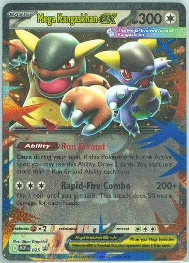 Mega Kangaskhan EX Mega Kangaskhan EX Box (025) 2025 Pokemon Mep EN-Me Black Star Promo