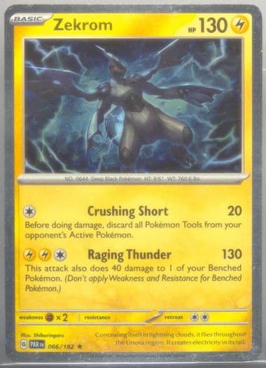 Zekrom Enhanced 2 Pack Blister (066) 2024 Pokemon Par EN-Paradox Rift
