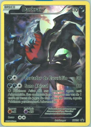 Full Art/Darkrai Mythical Pokemon Collection-Portuguese (XY114) 2016 Pokemon XY Black Star Promo