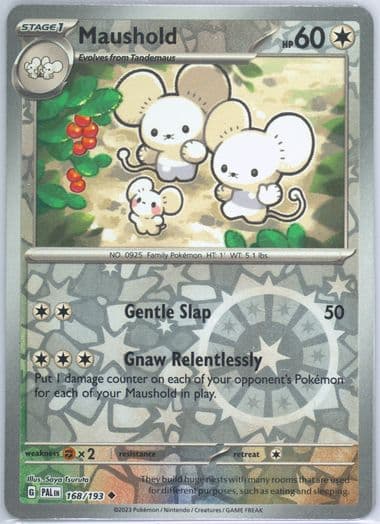 Maushold Reverse Holo (168) 2023 Pokemon Pal EN-Paldea Evolved