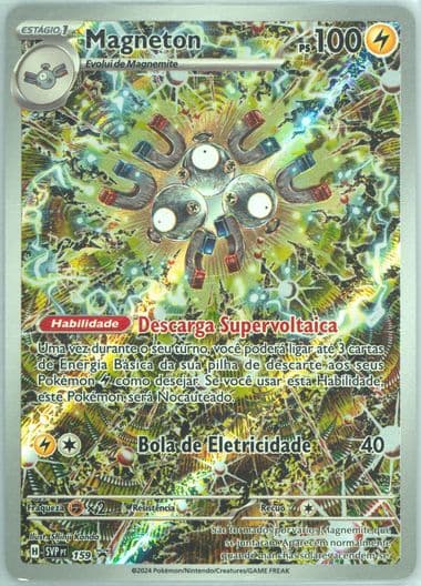 Magneton Surging Sparks Elite Trainer Box (159) 2024 Pokemon Portuguese Svp PT-SV Black Star Promo