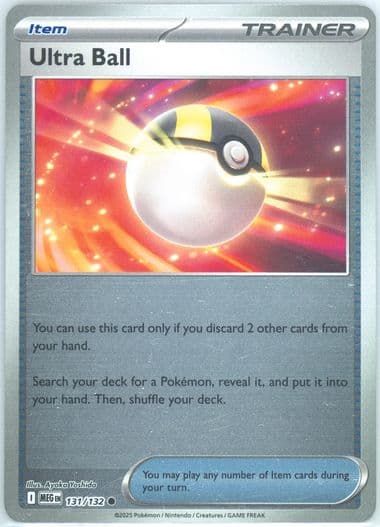 Ultra Ball Reverse Holo (131) 2025 Pokemon Meg EN-Mega Evolution