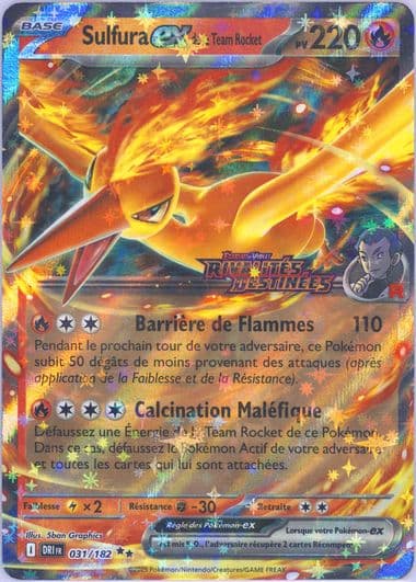Team Rocket's Moltres EX Team Rocket's Moltres EX Ultra-Premium Collection (031) 2025 Pokemon French Dri FR-Destined Rivals