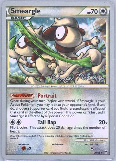 Smeargle Eeltwo (21) 2012 Pokemon World Championships Promo