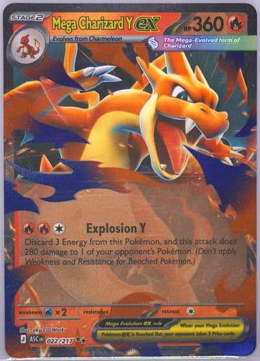 Mega Charizard Y EX (022) 2026 Pokemon Asc EN-Ascended Heroes