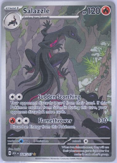 Salazzle Illustration Rare (224) 2026 Pokemon Asc EN-Ascended Heroes