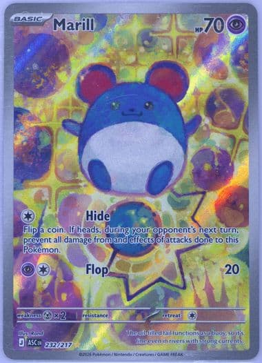 Marill Illustration Rare (232) 2026 Pokemon Asc EN-Ascended Heroes