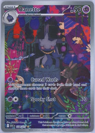 Banette Illustration Rare (234) 2026 Pokemon Asc EN-Ascended Heroes