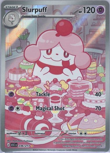 Slurpuff Illustration Rare (236) 2026 Pokemon Asc EN-Ascended Heroes