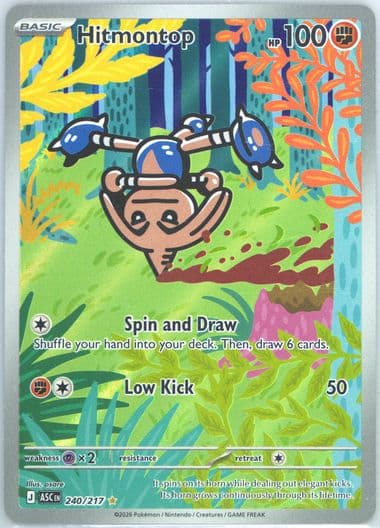 Hitmontop Illustration Rare (240) 2026 Pokemon Asc EN-Ascended Heroes