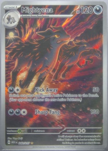 Mightyena Illustration Rare (243) 2026 Pokemon Asc EN-Ascended Heroes