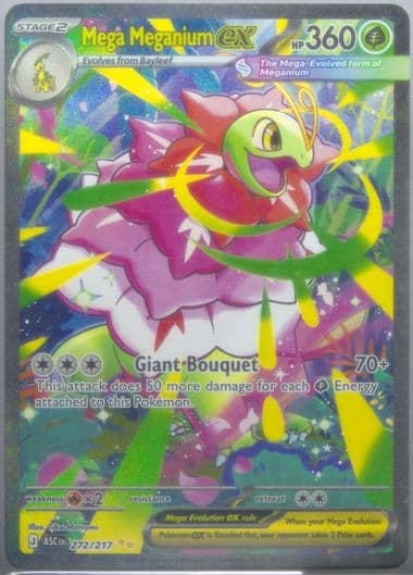 Mega Meganium EX Special Illustration Rare (272) 2026 Pokemon Asc EN-Ascended Heroes