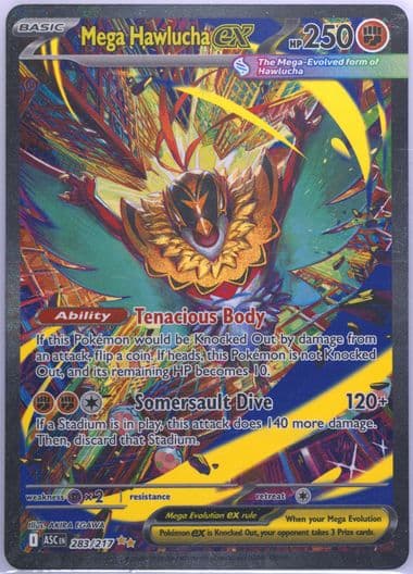 Mega Hawlucha EX Special Illustration Rare (283) 2026 Pokemon Asc EN-Ascended Heroes