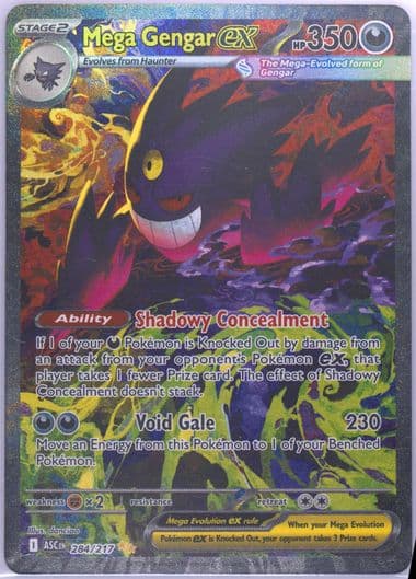 Mega Gengar EX Special Illustration Rare (284) 2026 Pokemon Asc EN-Ascended Heroes