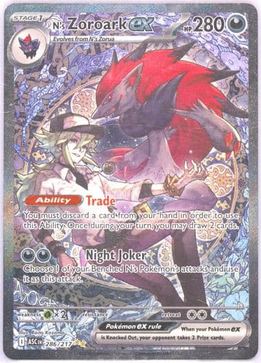 N's Zoroark EX Special Illustration Rare (286) 2026 Pokemon Asc EN-Ascended Heroes