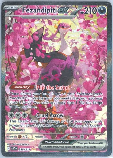 Fezandipiti EX Special Illustration Rare (288) 2026 Pokemon Asc EN-Ascended Heroes