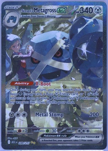 Steven's Metagross EX Special Illustration Rare (289) 2026 Pokemon Asc EN-Ascended Heroes