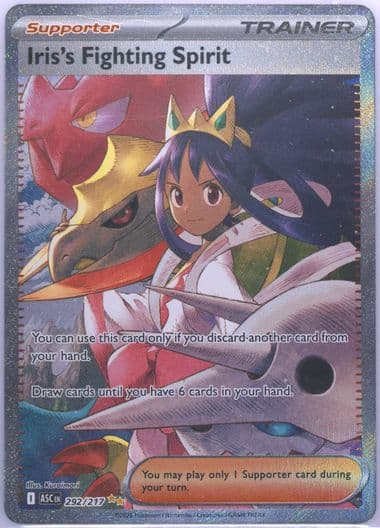 Iris's Fighting Spirit Special Illustration Rare (292) 2026 Pokemon Asc EN-Ascended Heroes