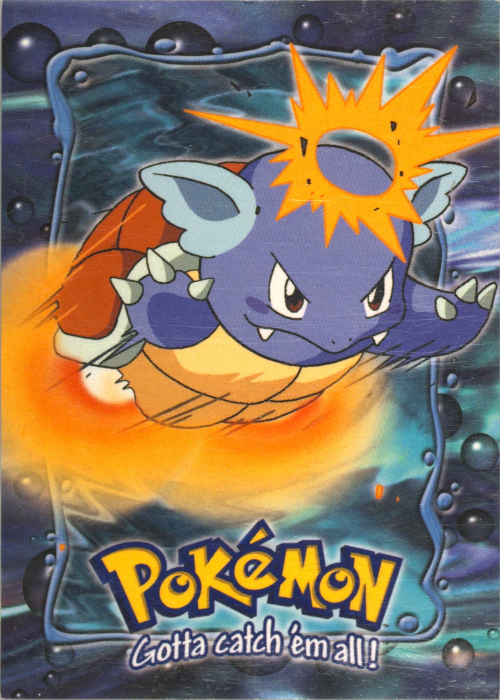 Wartortle #8 (E8) 1999 Topps Pokemon the Movie Edt