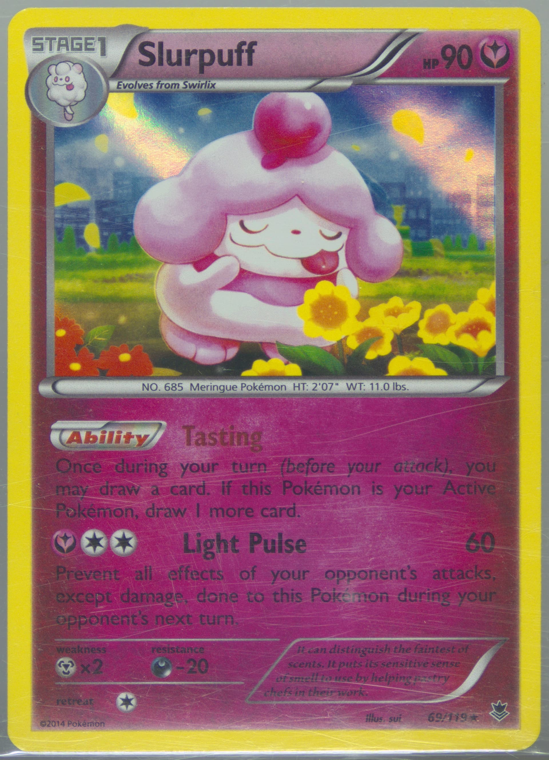 Slurpuff-Holo (69) 2014 Pokemon XY Phantom Forces