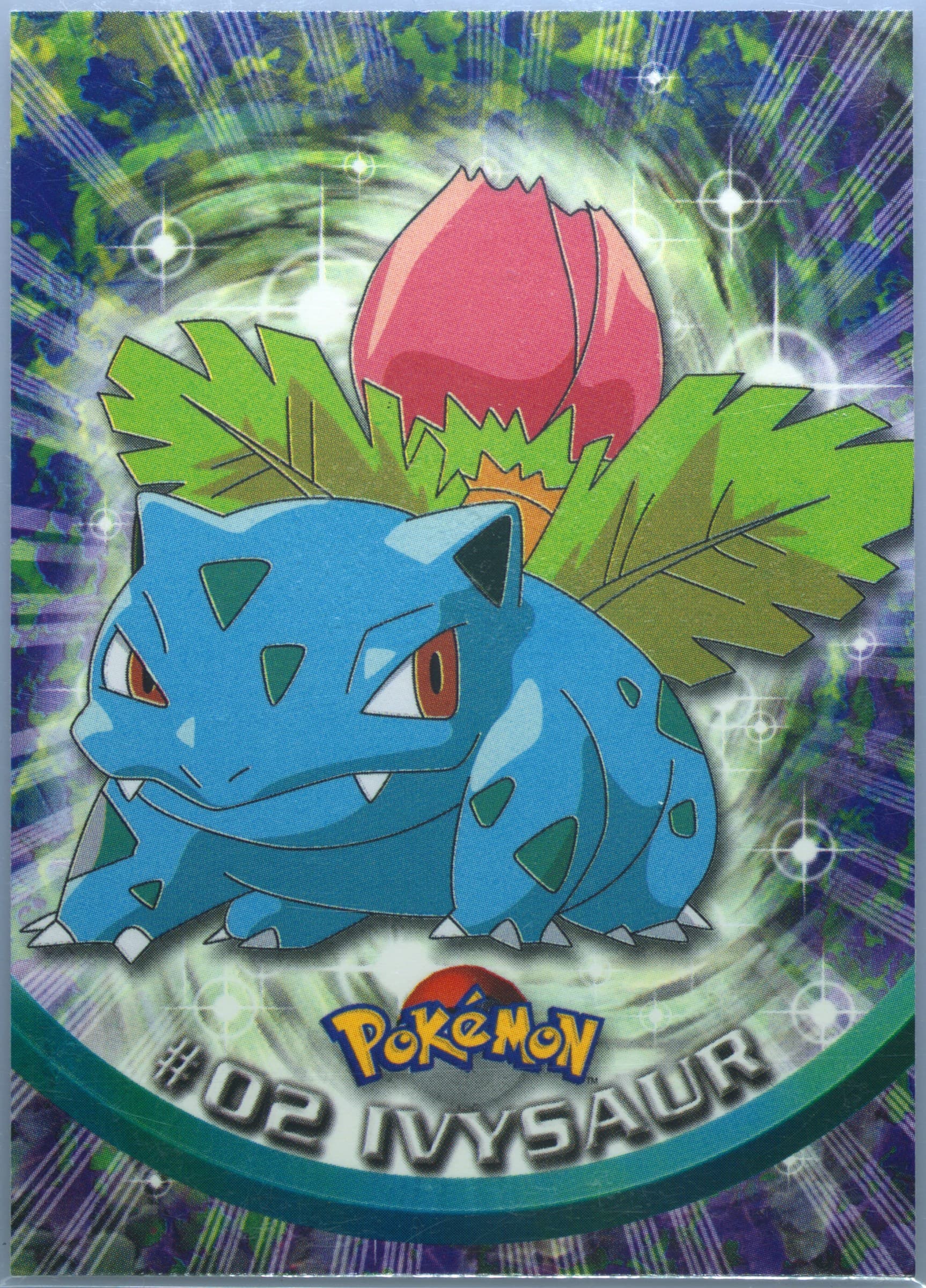 Ivysaur (2) 1999 Topps Pokemon TV