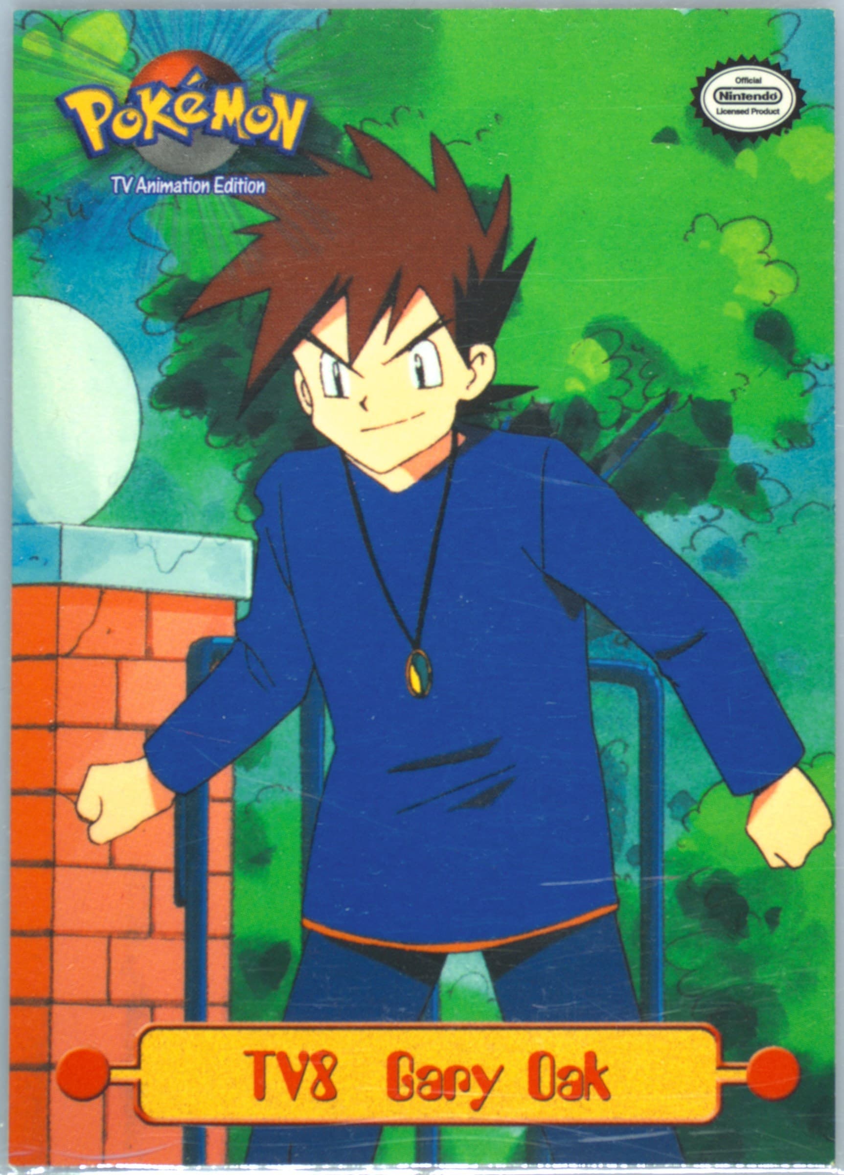 Gary Oak (TV8) 1999 Topps Pokemon Series 1 Character Cards
