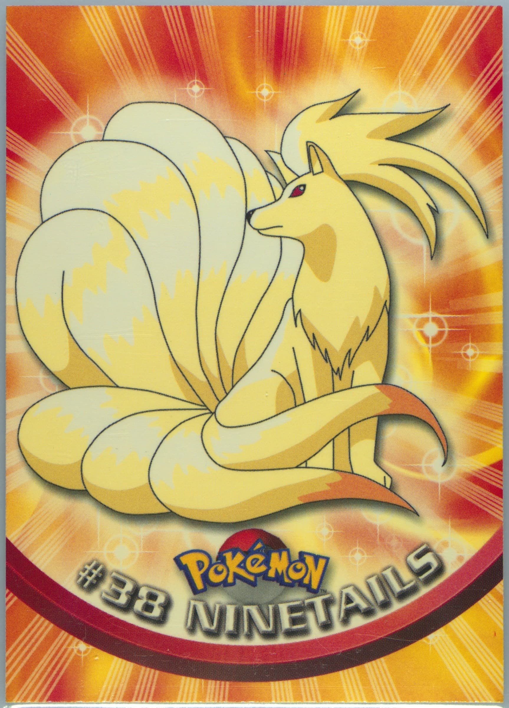 Ninetails (38) 1999 Topps Pokemon TV