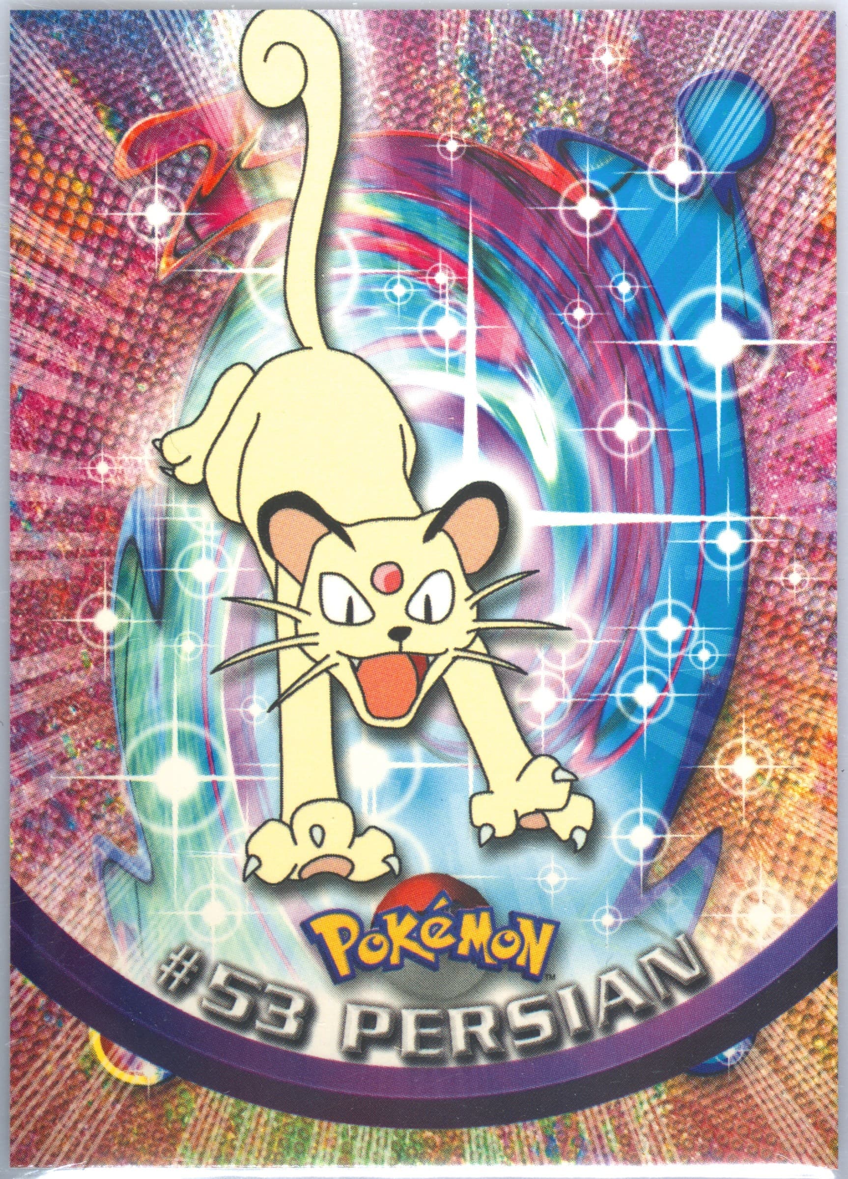 Persian (53) 1999 Topps Pokemon TV