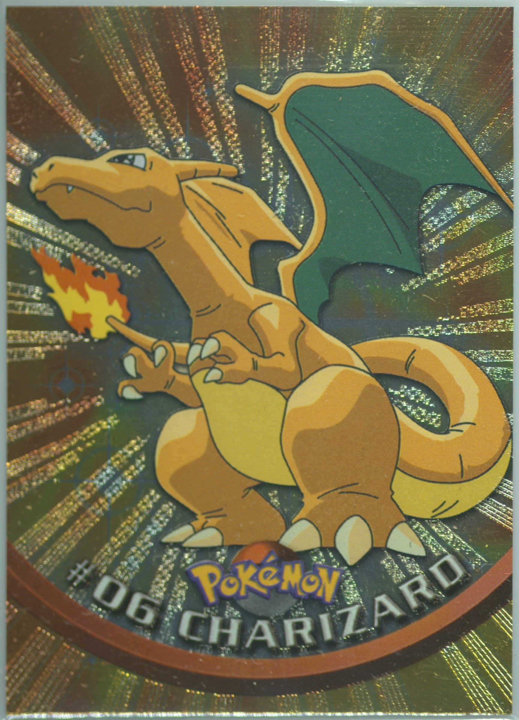 Charizard Foil (6) 1999 Topps Pokemon TV