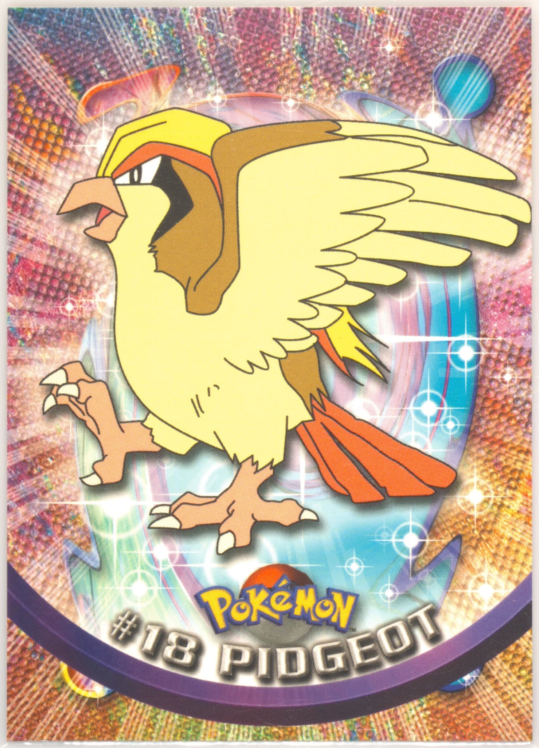 Pidgeot (18) 1999 Topps Pokemon TV